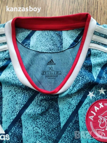 AJAX AMSTERDAM x ADIDAS 2020 2021 AWAY FOOTBALL SHIRT - футболна колекционерска тениска КАТО НОВА ХЛ, снимка 3 - Тениски - 54905286