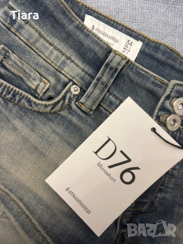 Нови дънкови панталонки Stradivarius D76 Microshort, размер 34 (XS), снимка 3 - Панталони - 54486383