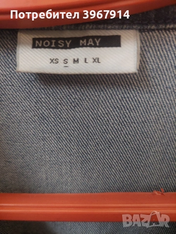 дамска рокля дънкова с еластан,прав модел с цип на марката NOISY MAY., снимка 2 - Рокли - 55120935