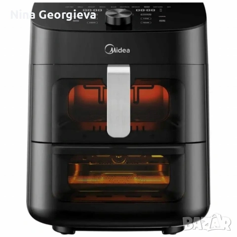 Еър Фрайър 2 в 1 - 11L - Midea MAD1100DADK, снимка 2 - Фритюрници - 54438162