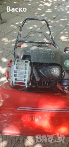 Бензинова косачка с кош и двигател Briggs Stratton внесена от Германия , снимка 14 - Градинска техника - 55501578
