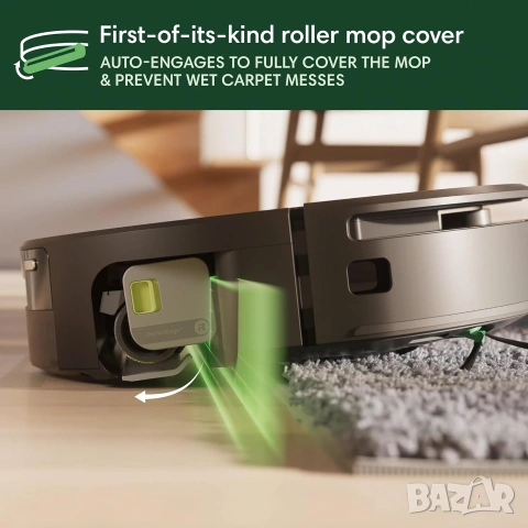 Прахосмукачка Робот iRobot Roomba Max 705 Combo с Докинг станция AutoWash Сухо и Мокро LiDAR 13000Pa, снимка 2 - Прахосмукачки - 55235875