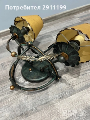 Аплик / лампа за стена, снимка 4 - Антикварни и старинни предмети - 54281764