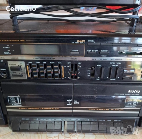 Радиокасетофон Sanyo M804SR, снимка 2 - Радиокасетофони, транзистори - 54456775