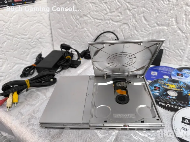 Playstation 2 Satin Silver / 11 Игри / Перфектно работещ!, снимка 5 - PlayStation конзоли - 55597335