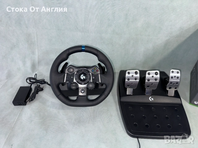 Волан с педали - Logitech G923, снимка 2 - Друга електроника - 54686359