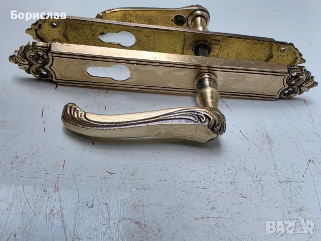 Месингови дръжки за врата, снимка 2 - Други - 55579337