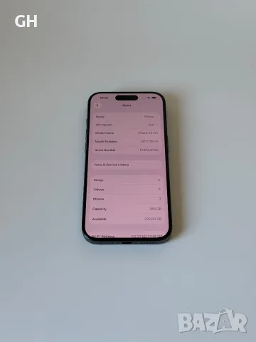 iPhone 15 Pro 256 Gb Black Titanium | 100% Батерия | Перфектен технически, снимка 3 - Apple iPhone - 55533070