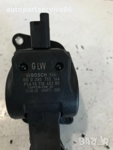 Педал за газ акселератор за Citroen C4 B7 1.6 HDi (2014) 0280755164, снимка 3 - Части - 54537983
