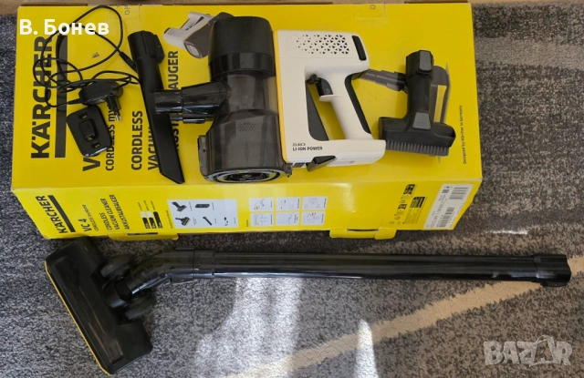 Акумулаторна прахосмукачка KARCHER VC 4 Cordless myHome White