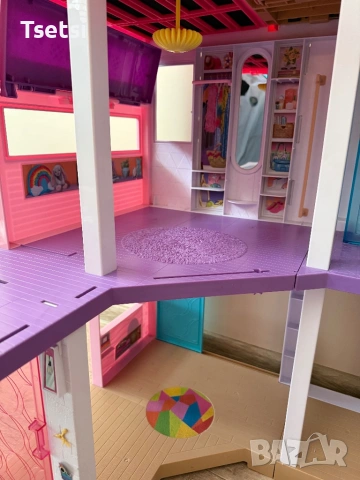 Барби къща 3 етажа, снимка 2 - Играчки за стая - 54307906