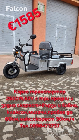 Карго транспортер 2500W, снимка 9 - Мотоциклети и мототехника - 54278681