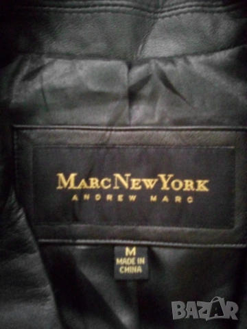Marc New York Andrew Marc марково кожено яке размер М., снимка 2 - Якета - 54441727