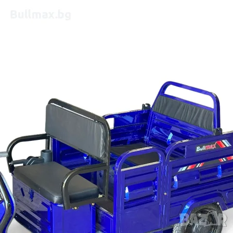 Подсилена триместна товарна електрическа карго триколка, 3500W, 600кг товароносимост, снимка 12 - Мотоциклети и мототехника - 55550569