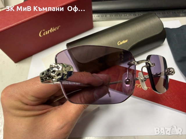 Оригинални слънчеви очила Cartier CT0474S 004, снимка 3 - Слънчеви и диоптрични очила - 54514950