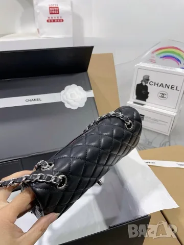 Chanel Classic Flap Bag – Black, снимка 4 - Чанти - 55417255