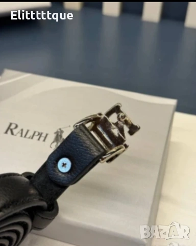 колани от естествена кожа в кутия Ralph Lauren 2см, снимка 3 - Колани - 54881560