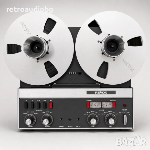 🔈Колекционерски ролков магнетофон REVOX A77 - 2 - писти + ролки + напове + капак🔈