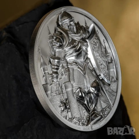 5 oz. 25 долара 2024 Острови Кук - Железния рицар - Изключително Рядка , снимка 9 - Нумизматика и бонистика - 54792332