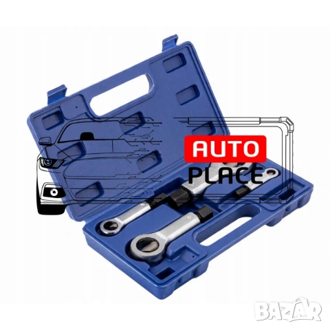 Комплект гайкоцеп 4 части HAWEK, снимка 5 - Други инструменти - 53960277