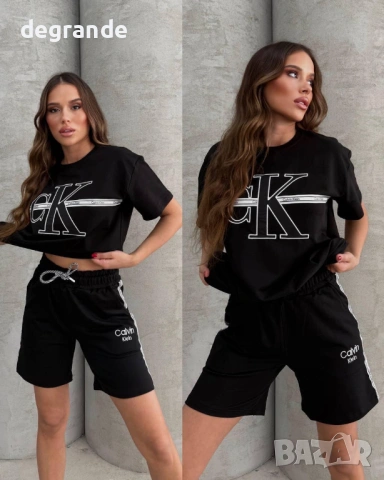 🎀Calvin Klein Дамски Спортен Екип Лого Бродерия 