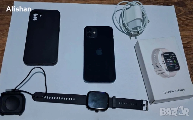 Продавам iPhone 12 и Смарт часовник!, снимка 2 - Друга електроника - 54369673