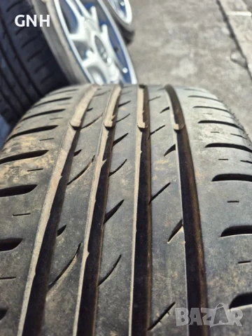 Джанти Azev 15 цола ,4х100 , 7.5j ,et30 , 195/55/15 Vw Honda Opel, снимка 9 - Гуми и джанти - 54479776