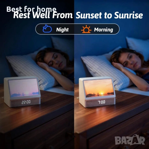 Будилник Gemmac Sunrise Hatch, снимка 7 - Други - 54848332