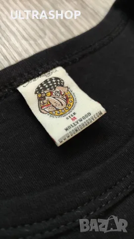 Y2K Ed Hardy Bulldog Tee Shirt М размер в отлично състояние, снимка 4 - Тениски - 55480687