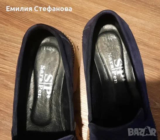 Мокасини Sara Pen от естествен велур, снимка 6 - Дамски елегантни обувки - 55467348