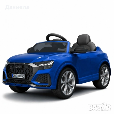 Детска акумулаторна кола Audi RS Q8 12V - Дистанционно управление, музика, LED светлини , снимка 4 - Детски велосипеди, триколки и коли - 55136255