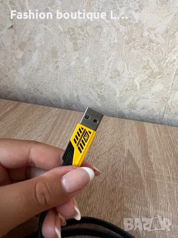 5 евро уникален кабел за зареждане със сменящи се портове USB type C и за айфон 🖤, снимка 4 - USB кабели - 55408724