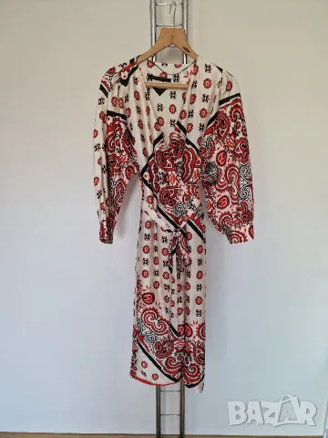 Страхотна дълга рокля ZARA , размер L / XL, снимка 5 - Рокли - 55358730