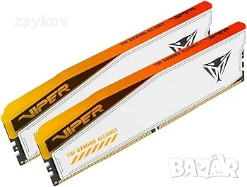 Patriot Memory Viper Elite 5 TUF Gaming RGB DDR5 RAM 32GB (2X16GB) 6600MT/s CL34 1.4v UDIMM, снимка 4 - RAM памет - 54644450