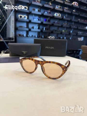 Очила + висок клас калъф + на марката кутия + сертификат + кърпичка prada Tiffany , снимка 3 - Слънчеви и диоптрични очила - 54648762