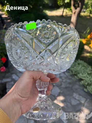 Масивна кристална купа, снимка 12 - Други - 55316644