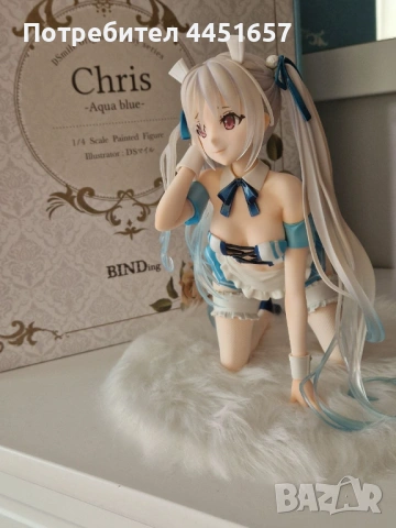 аниме фигурка Chris - 1/4 - Aqua Blue (BINDing, Native)