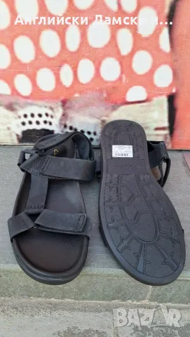 Английски сандали естествена кожа-Clarks, снимка 9 - Мъжки сандали - 55461081