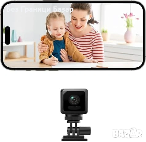Нова Мини шпионска камера WiFi 1080P за бебе любимци и сигурност дом