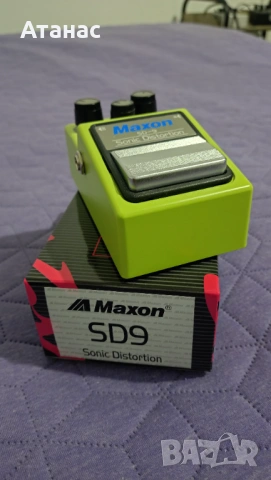 Ефект за китара - Maxon SD-9 Sonic Distortion, снимка 2 - Китари - 54456577