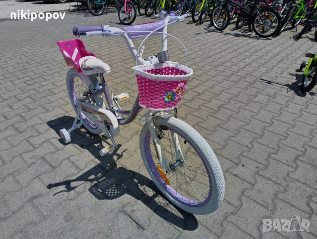 X Детски велосипед 20" Fashion Girl лилав, снимка 4 - Велосипеди - 54398152