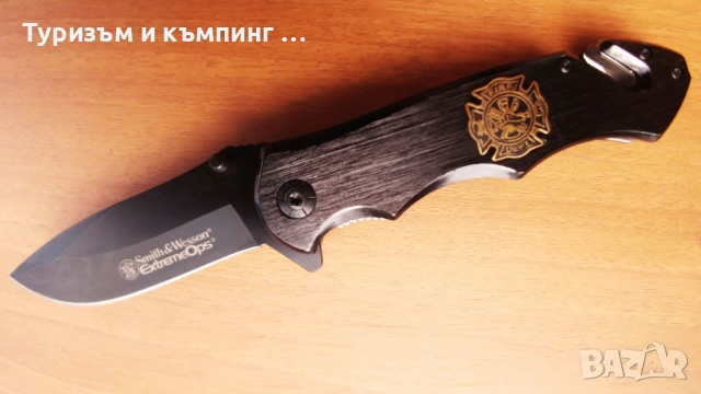 Сгъваем нож Smith&wesson Fireman, снимка 5 - Ножове - 54556293