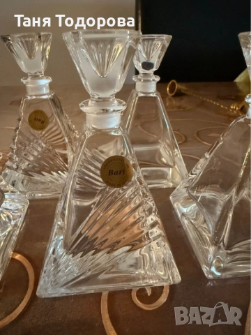Кристални шишета , снимка 2 - Декорация за дома - 53984438