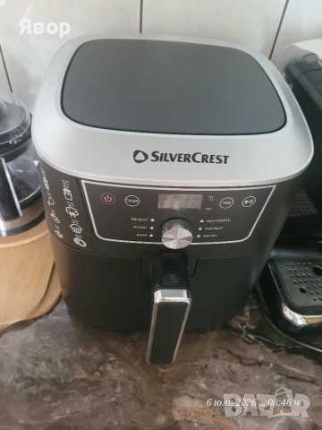 Airfryer-закупен  от Лидл голям вариант с 6.7  литра  2150 W  , снимка 4 - Фритюрници - 55221964