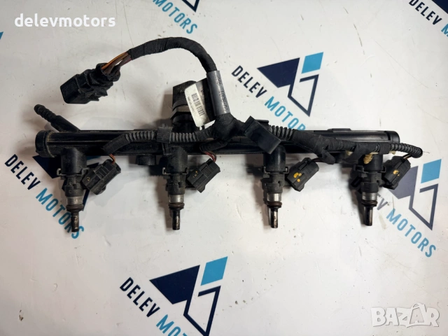 06L906031A, 0280158266, 06K133681A горивна рейка с дюзи и клапан от Vw Golf R 4motion 2018г