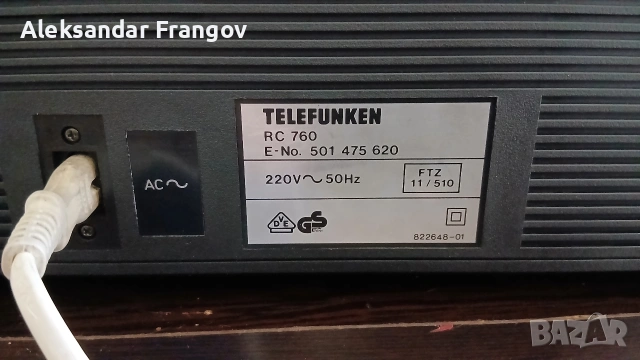 TELEFUNKEN RC 760 , снимка 7 - Радиокасетофони, транзистори - 54775858