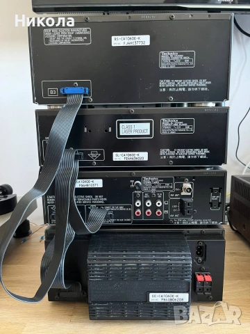 Продавам ретро Hi-Fi сет - Technics SC-CA1060, снимка 2 - Аудиосистеми - 55104406