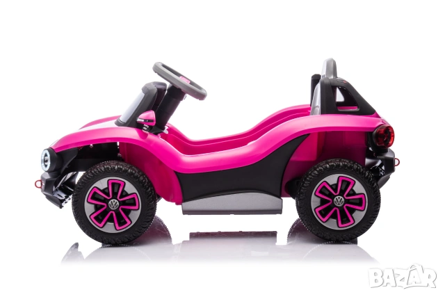 Акумулаторна кола Licensed Volkswagen E Buggy Pink, снимка 8 - Детски велосипеди, триколки и коли - 55229707