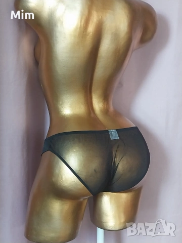 Hunkemoller L Черна еластична прозрачна бикина , снимка 4 - Бельо - 55272654