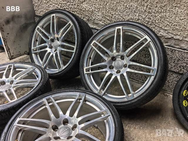 20ки 5х112 9J ET37 CB 66.6mm OEM audi , снимка 3 - Гуми и джанти - 54632999